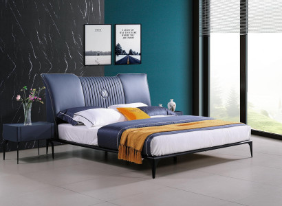 Bed Upholstery Design Luxury Double Hotel Beds. Marriage Sleep Room Leather