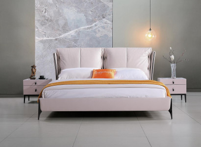 Modern Design Hotel Bed xxl Beds Luxury Double Leather Imitation leather