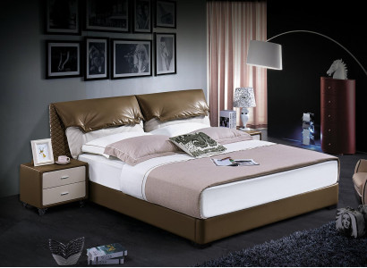 Classic s Bed Double bed Beds Wood Brown Style Real Wood Bedroom new
