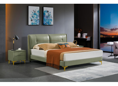 Designer Upholstered bed Bed Beds Fabric Wood Decorative Luxury Double bed Marriage bed