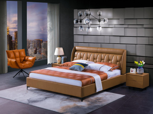 Design Bedroom Bed Wood Luxury Beds Double Marriage Upholstery Furniture 180x200cm