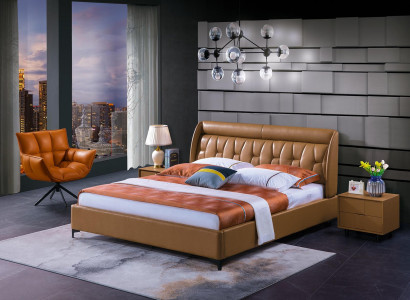 Design Bedroom Bed Wood Luxury Beds Double Marriage Upholstery Furniture 180x200cm