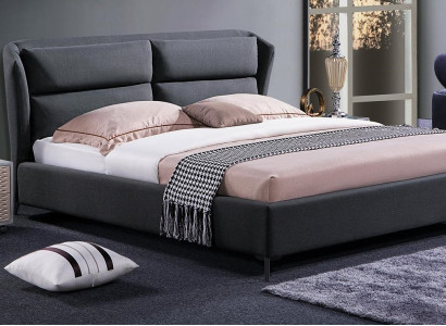 Design Bed Bedroom Luxury Beds Textile Hotel Upholstery 180x200cm Fabric Furniture
