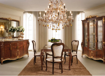 arredoclassic™ Luxury Class Furniture Dining room Display case Table Chest of drawers 8pcs.