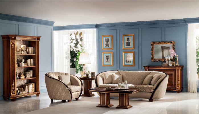 Luxury Class 3+2+1 Italian Furniture Sofa set Sofa new arredoclassic