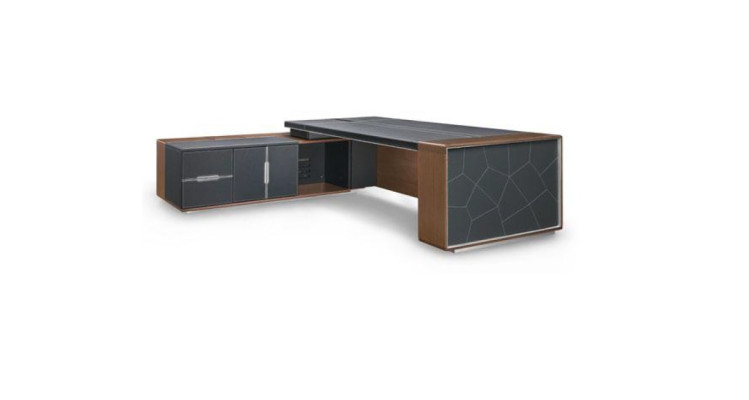 Corner desk office boss room furniture design desks decoration practice