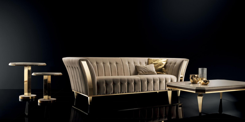 Design Sofa set 3+1+1 Seater Couch Upholstery Sofa Suite Set Arredoclassic
