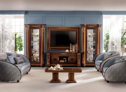 Wall cabinet Wall unit TV cabinet Designer Furniture Living room Display case Showcases
