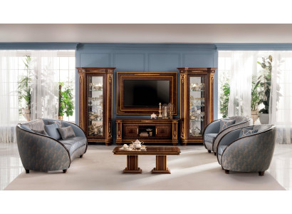 Sofa set Sofa Couch 3 + 3 Living room Designer Furniture Baroque Classic