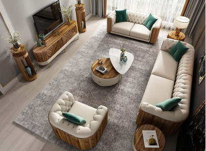 Sofa set 4+2+1 Seater Living landscape Sofa Couch Upholstery Suite Sofas