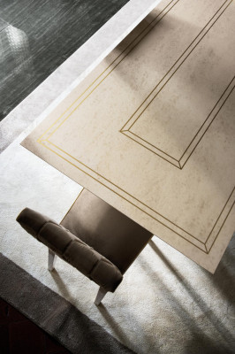 Dining table 4 Chairs Dining room Table Rococo Baroque Art Nouveau royal luxury