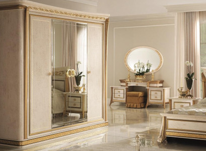 Clothes Wardrobe Clothes cupboards Mirror Furniture Living Furniture Wood Arredoclassic
