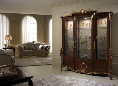 Luxury Display case Living room Furniture Wardrobe Glass Showcases Designer Cabinets Chest of drawers