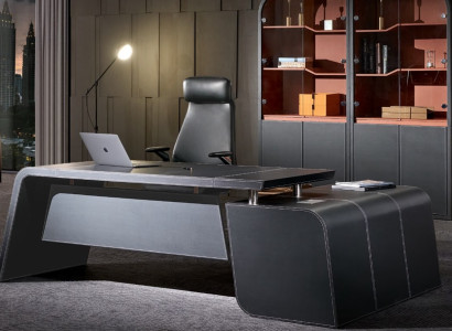 Corner desk work writing office table designer luxury class furniture