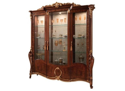 Display case 3 door Wardrobe Showcases Living room Cabinets Design Wardrobe Furniture Glass new