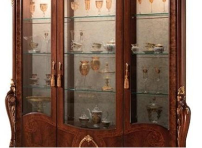 Display case 3 door Wardrobe Showcases Living room Cabinets Design Wardrobe Furniture Glass new