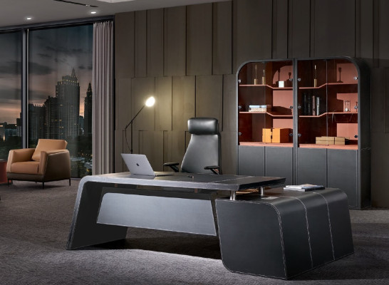 Corner desk work writing office table designer luxury class furniture