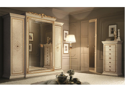 Wardrobe Bedroom Wood Wardrobe Antique Style Baroque Rococo Cabinets new