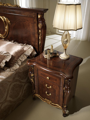 Classic s Bedroom Set Bed 2x Bedside table Luxury Beds Furniture 3-piece Wood new