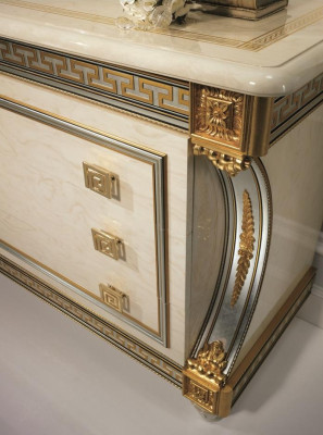 Buffet Sideboard Chest of drawers Mirror Real Handcraft Baroque Rococo arredoclassic