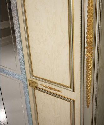 Wardrobe Bedroom Wood Wardrobe Modern Style Cabinets Luxury Classic