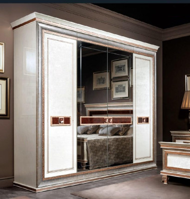 Designer Bedroom Wardrobe Wardrobe Furniture Wood Coat rack arredoclassic