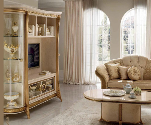 Wardrobe media cabinet baroque rococo art nouveau antique designer furniture
