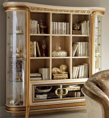 Bookcase Wardrobe Display case XXL Designer Furniture Luxury Baroque Rococo