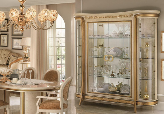 Display case Wardrobe Classic Showcases Living room Cabinets Sideboard arredoclassic