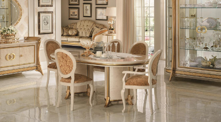 arredoclassic™ Luxury Dining room Classic s + 4 Chairs Chair Set Suite