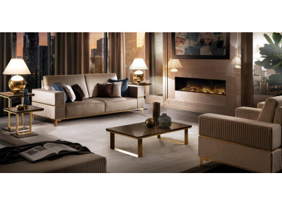 Classic Designer Couch Seat Upholstery 3+1 Seater Suite Sofa Velvet Luxury Sofas