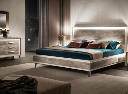 Bedroom Sets Bed 2x Bedside table Chest of drawers Mirror arredoclassic 5tlg. set