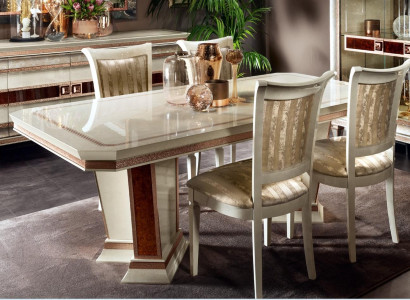 Dining table Dining room Set Dining set Furniture Table 5tlg Chair 4x Chairs arredoclassic