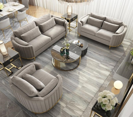 Sofa set Designer 3+2+1 Seater Sofa Couch Fabric Suite Upholstery Set