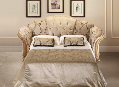 Sofa 3 Seater Couch with Bed function Textile Fabric Furniture Upholstery arredoclassic