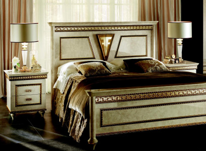 Bed 2x Bedside table 3 pcs. Bedroom Set Design Furniture Luxury Modern Beds new