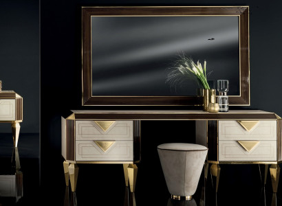 Dressing table Mirror + Stool Dressing table Dressing table Cosmetics arredoclassic