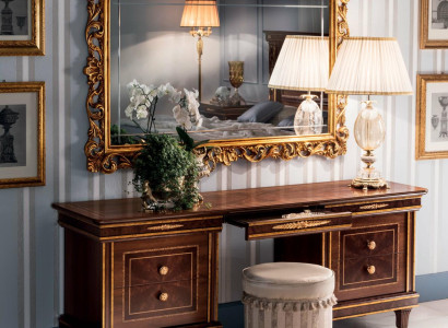 Dressing table Table Bedroom Mirror Youth Antique Style Suite Wood