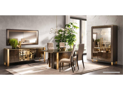 Italian Design Dining room Set Suite Chair Table Chest of drawers Group