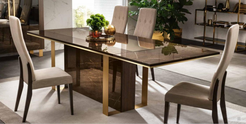 Modern Dining room Table + 6 Chairs Suite Group Italian Style