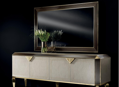 Chest of drawers Mirror Design Furniture Console Sideboard Sideboard Buffet arredoclassic