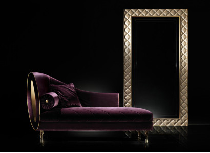 Chaise Longue Lounger Relax Sofa Armchair Classic Baroque Rococo Art Nouveau