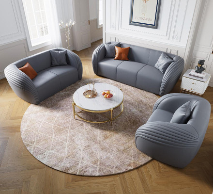 Living landscape Sofa Upholstery Sofa set 3+2 Seater Modern Style Furniture Group