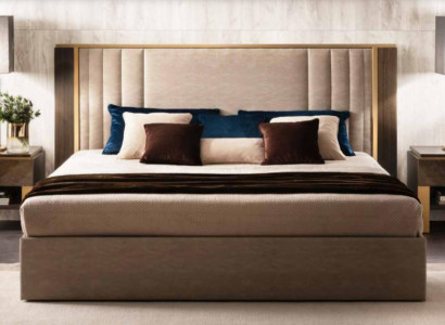 Bed 2x Bedside table 3 pcs Bedroom Set Design Modern Luxury Italian