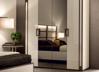 Luxury Clothes Wardrobe Design Clothes cabinets Furnishings Wood Italian Furniture