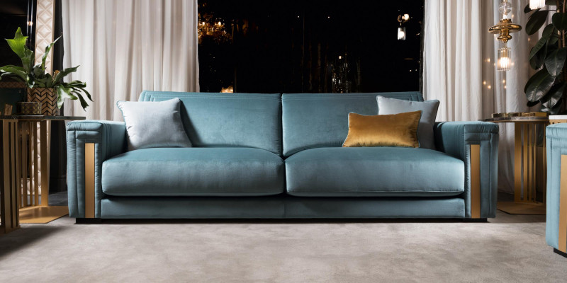 Three Seater 3 Seater Living room Upholstery Textile Modern Luxury Design Sofa Furniture new