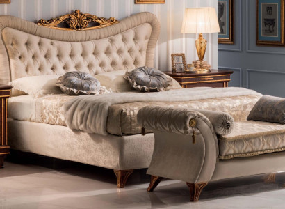 Bed Designer Furniture Bedroom Baroque Rococo Art Nouveau Classic