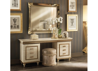 Dressing table Mirror Stool Complete Set Chest of drawers Bedroom new Baroque Console