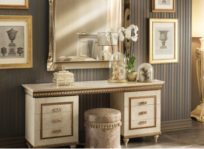 Dressing table Mirror Stool Complete Set Chest of drawers Bedroom new Baroque Console