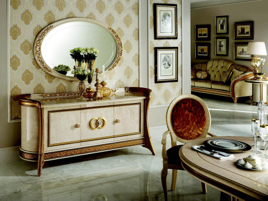 Noble Designer Chest of drawers Classic Living room Chests of drawers Italy new